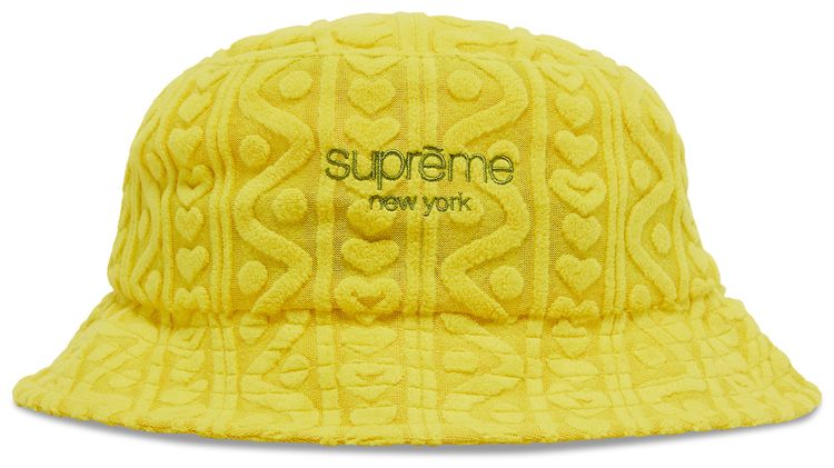 Supreme Terry Pattern Crusher Yellow