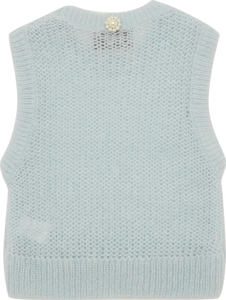 Simone Rocha Cropped Vest BluePearl