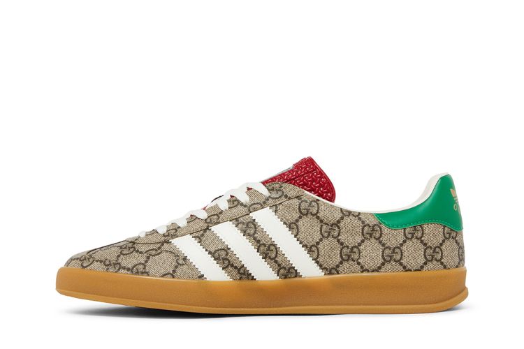 adidas gazelle silver green womens Adidas x Gucci Men's Gazelle Yellow velvet with Beige Suede Low Top Sneakers