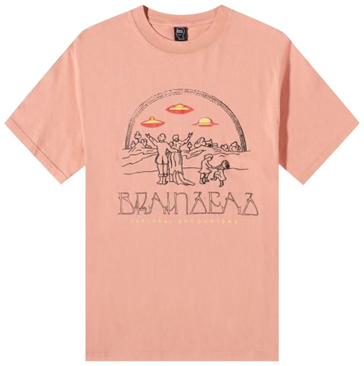 Brain Dead Pastoral Encounters T Shirt Dusty Rose