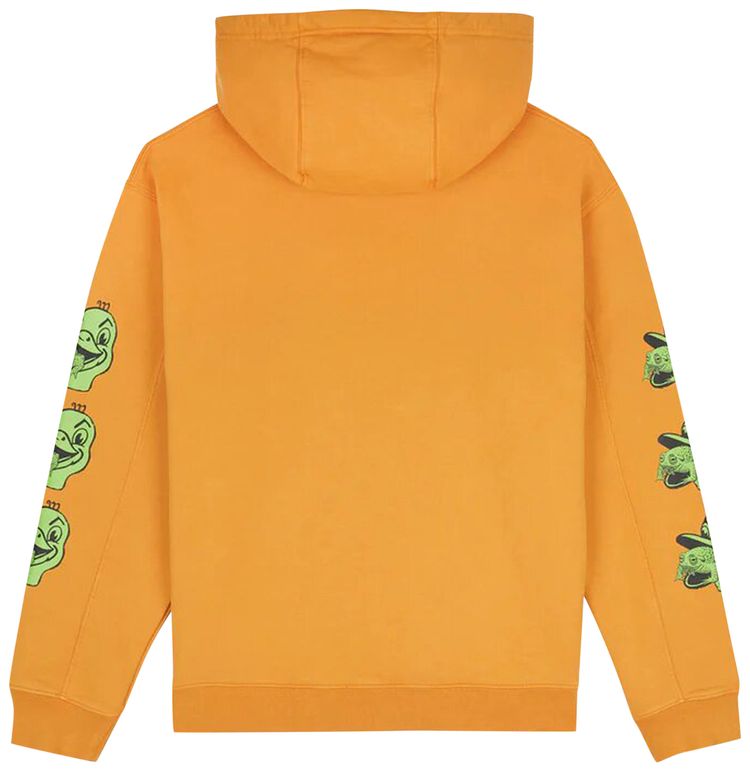 Brain Dead Toad Licker Hooded Sweatshirt Light Brown