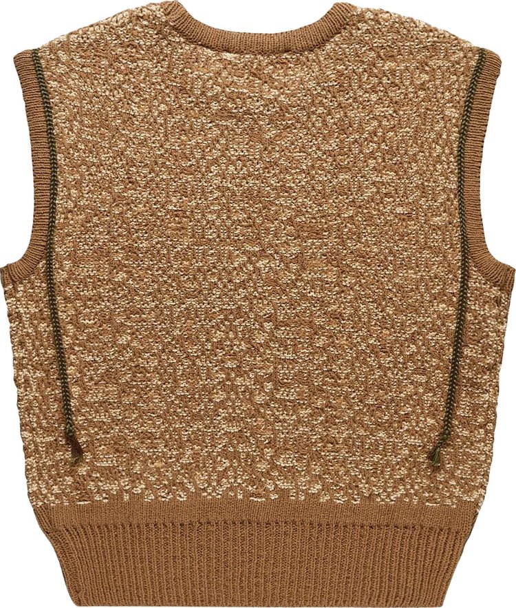 Andersson Bell Elmers Wool Blend Vest Brown