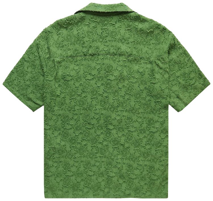 Andersson Bell Bali Sheer Open Collar Shirt Green