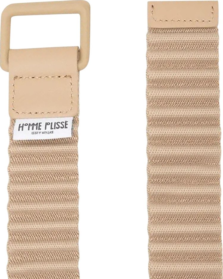 Homme Plisse Issey Miyake Pleats Belt Beige