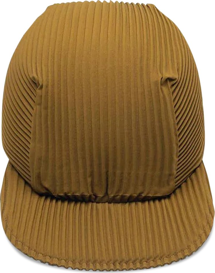 Homme Plissé Issey Miyake Pleats Cap 'Yellow'