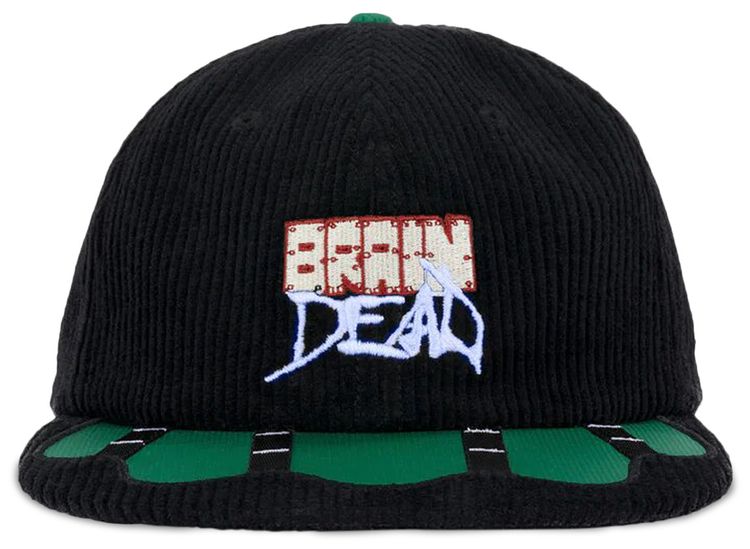 Brain Dead Sludge Twill 6 Panel Cap Black