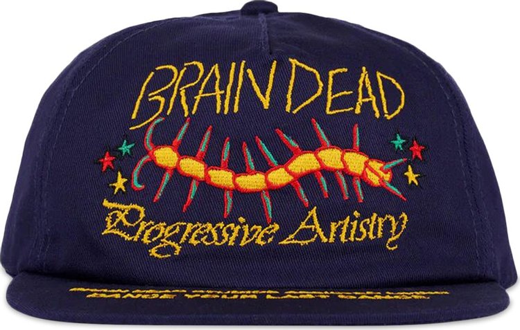 Brain Dead Last Dance 5 Panel Hat Navy