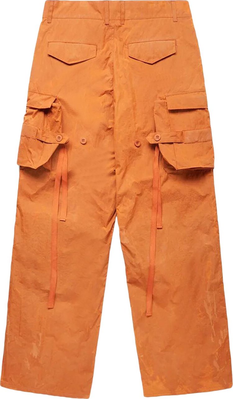 Andersson Bell Fatani Crack Cargo Pants Orange