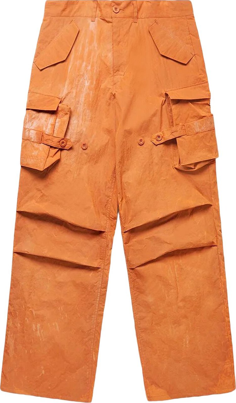 Andersson Bell Fatani Crack Cargo Pants 'Orange'