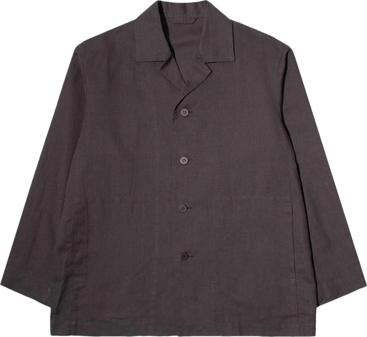 Homme Plissé Issey Miyake Button Up Shirt 'Brown'