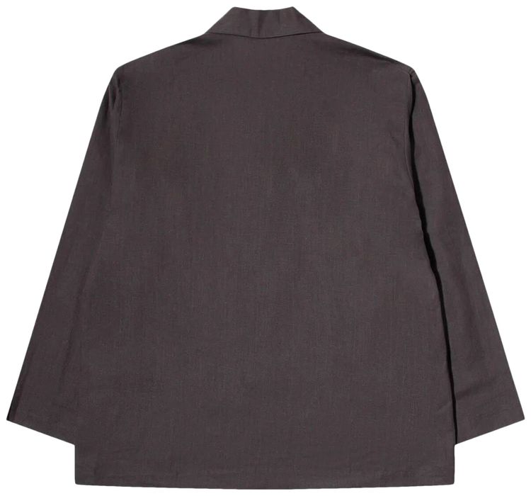 Homme Plisse Issey Miyake Button Up Shirt Brown