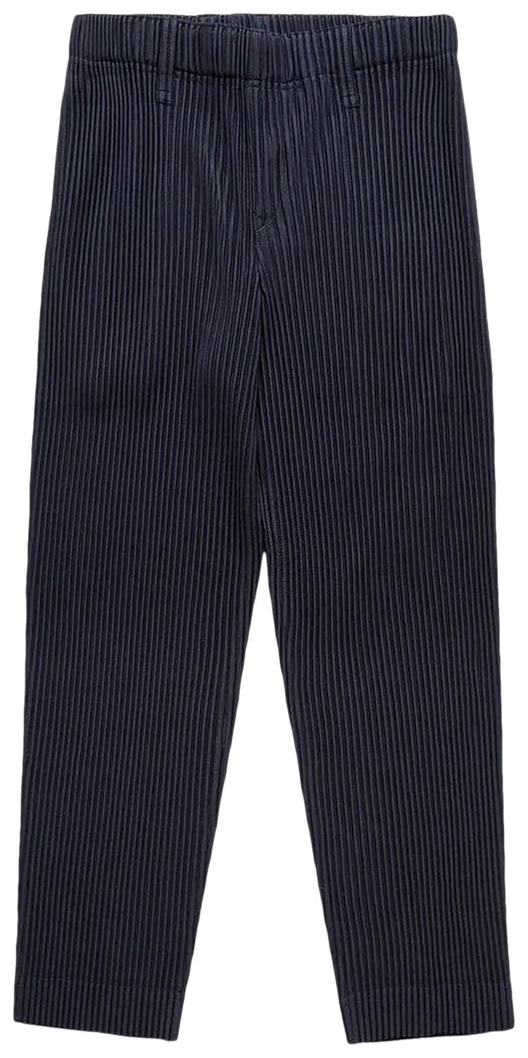Homme Plisse Issey Miyake Slim Fit Pants Navy