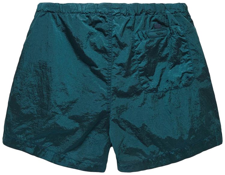 Stone Island Compass Patch Shorts Purple