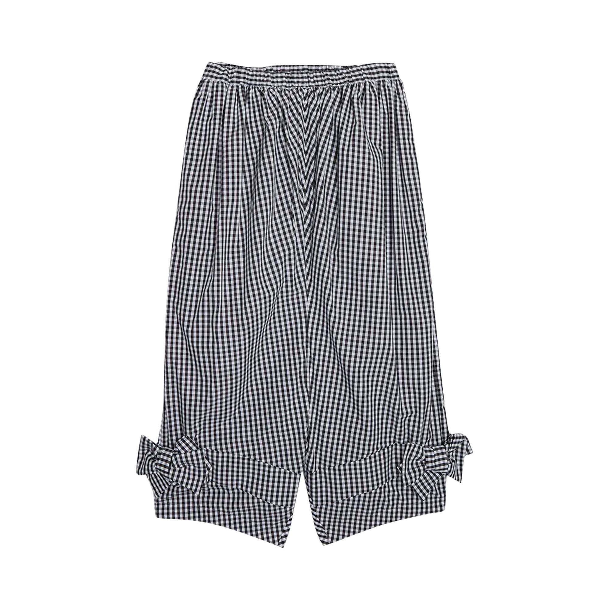 Buy Comme des Garçons Girl Gingham Check Bow Pant 'Black' - NK