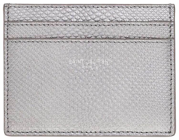 Saint Laurent Credit Card Holder 'Silver'