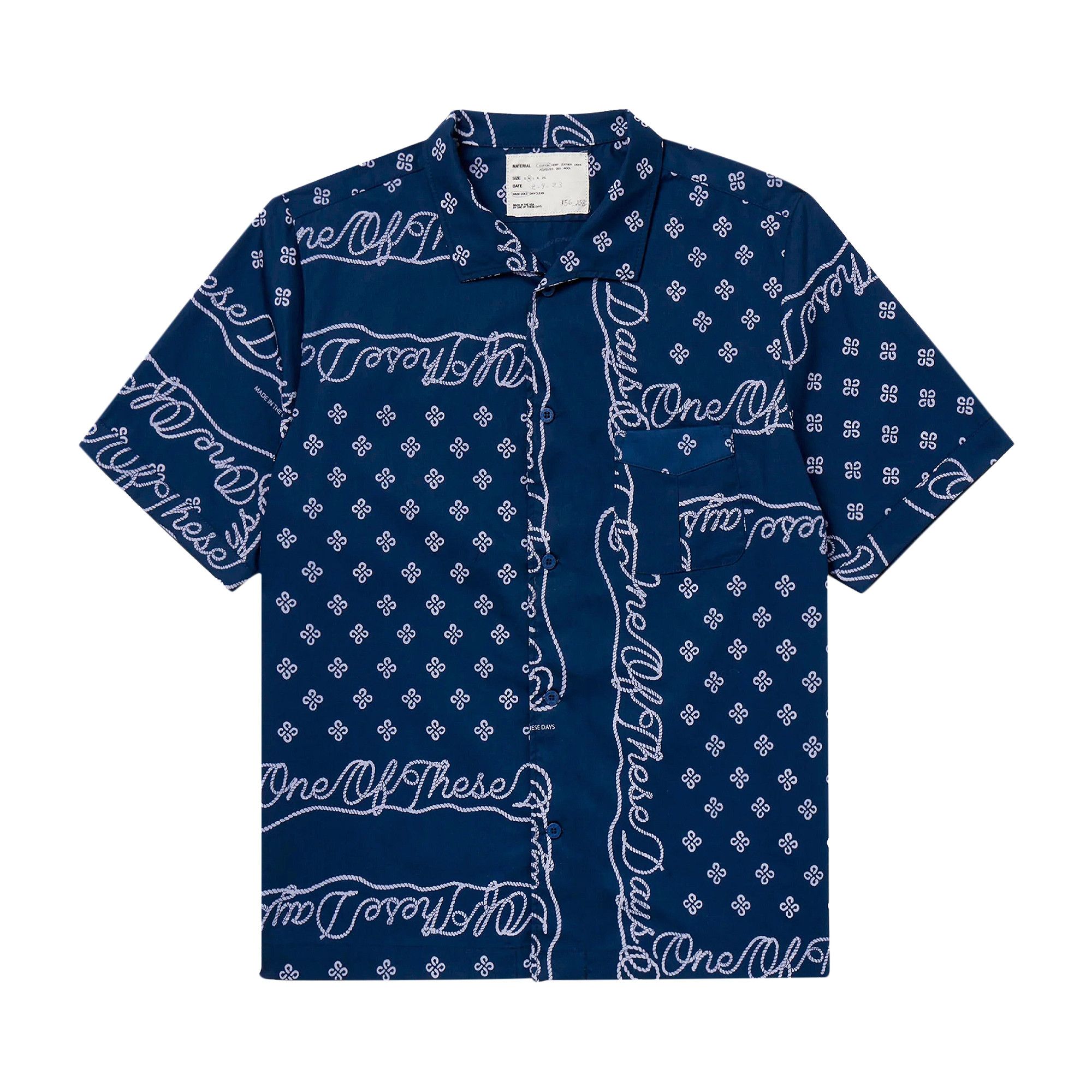 Supreme bandana button shop up