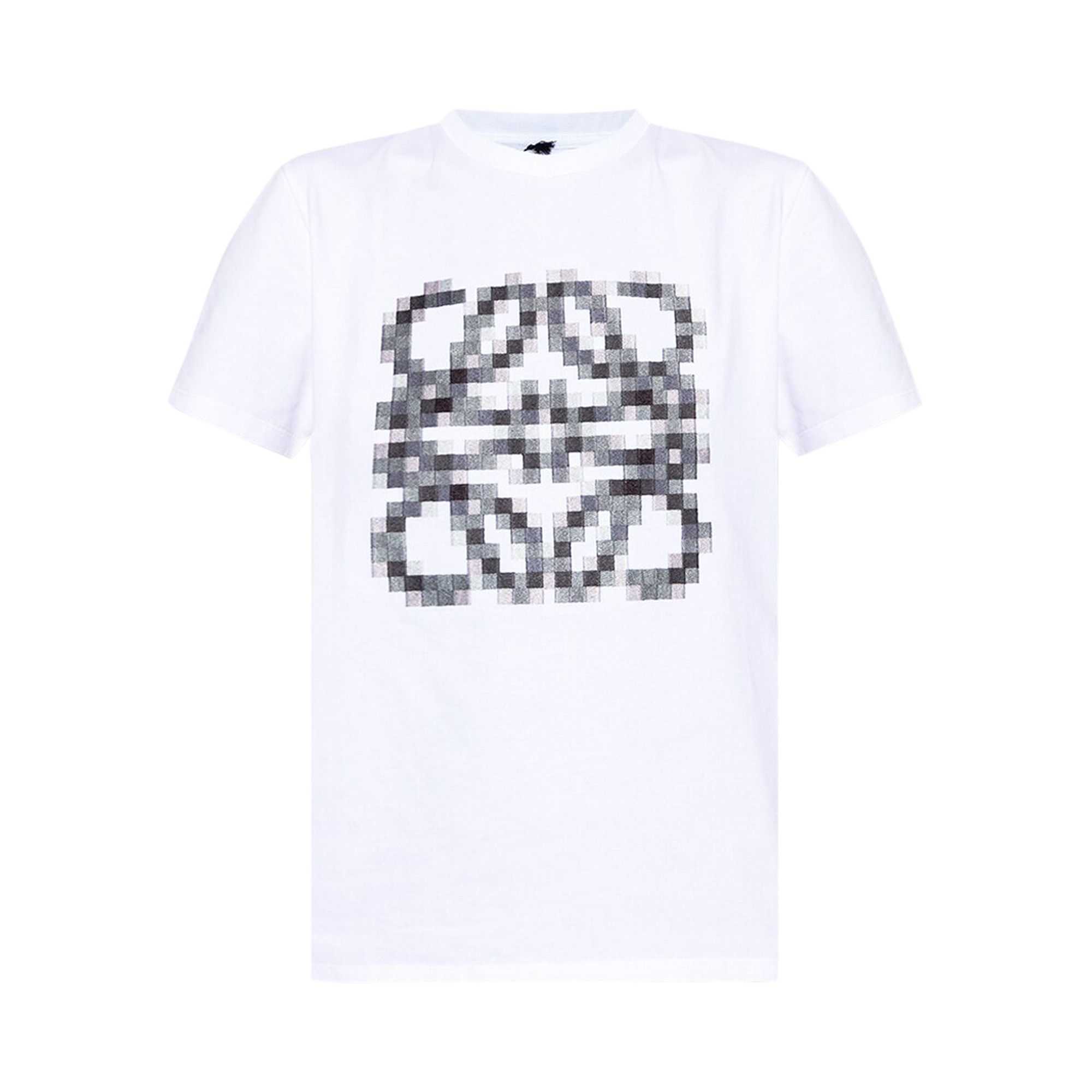 Buy Loewe Anagram Pixelated T-Shirt 'White/Black