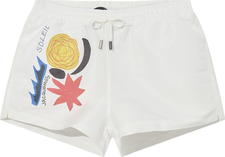 Jacquemus Swim Shorts 'White' | GOAT