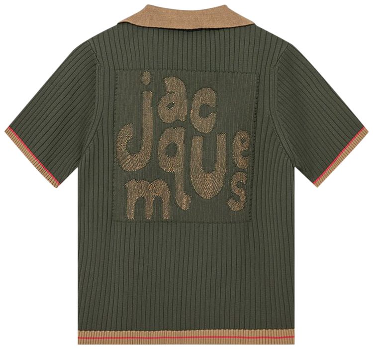 Jacquemus Short Sleeve Double Polo Green