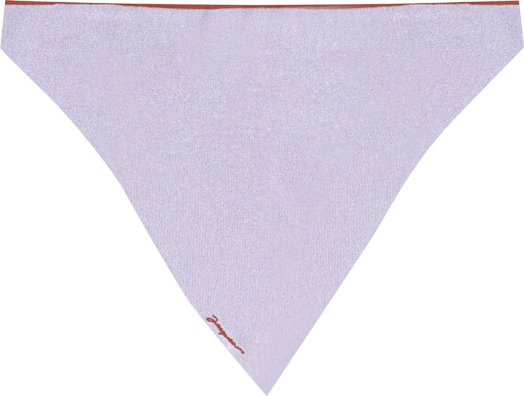 Jacquemus Le Foulard Brilho Purple