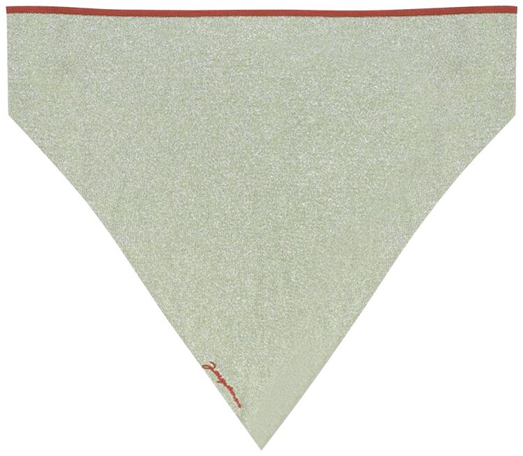 Jacquemus Le Foulard Brilho Green