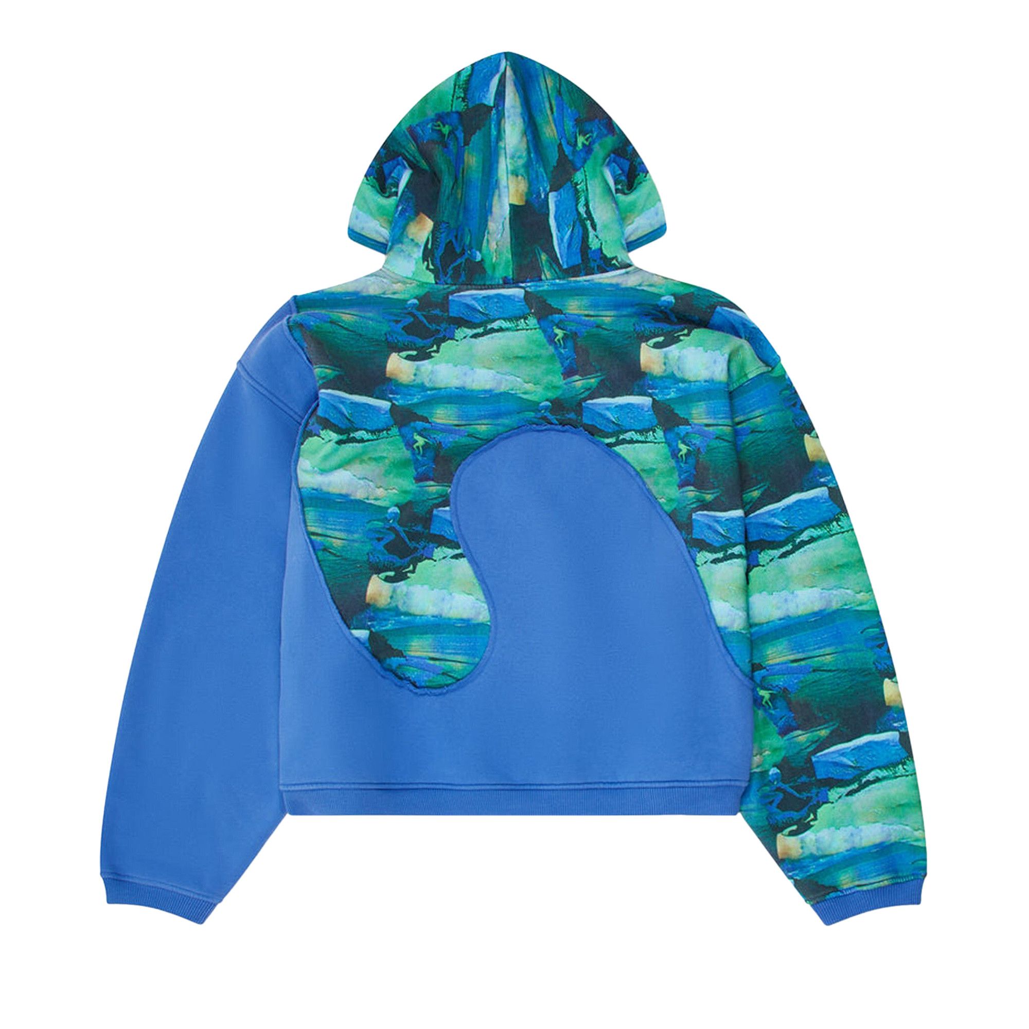 ERL PRINTED SWIRL FLEECE HOODIE KNIT M 【公式通販】