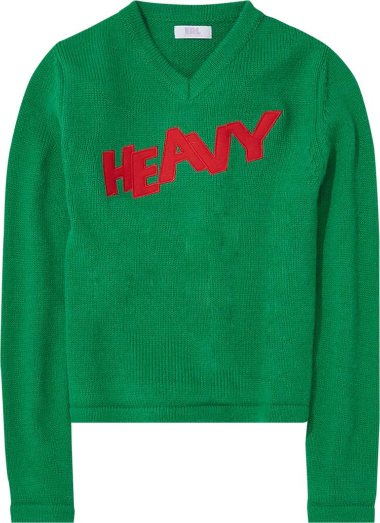 ERL Logo Sweater Knit 'Green'