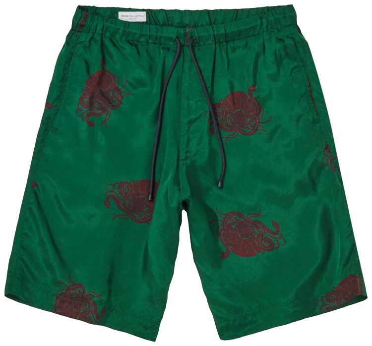 Dries Van Noten Piperi Printed Shorts Bottle