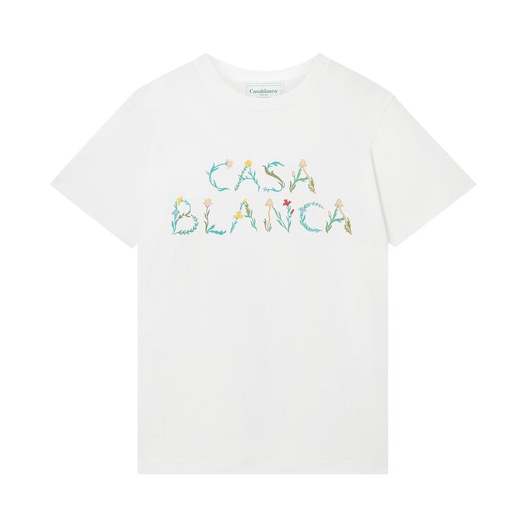 Casablanca L'Arche Fleurie T-Shirt 'White'