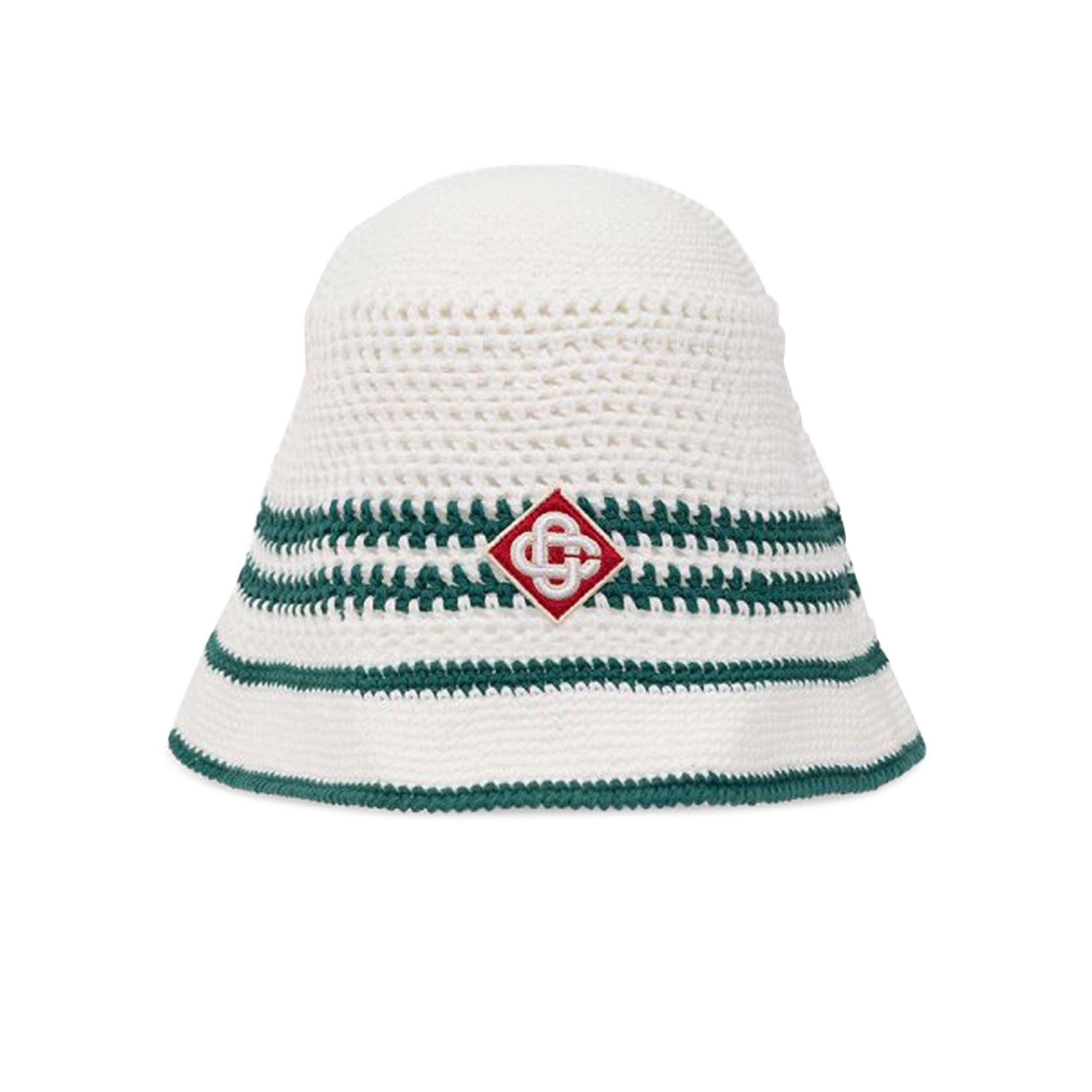 Buy Casablanca Crochet Tennis Hat 'White' - AS23 HAT 023 01 WHIT