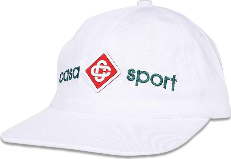 Casablanca Casa Sport Logo Embroidered Cap 'White'