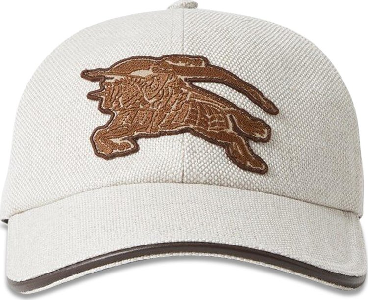 Burberry Logo Embroidered Baseball Cap Archive Beige