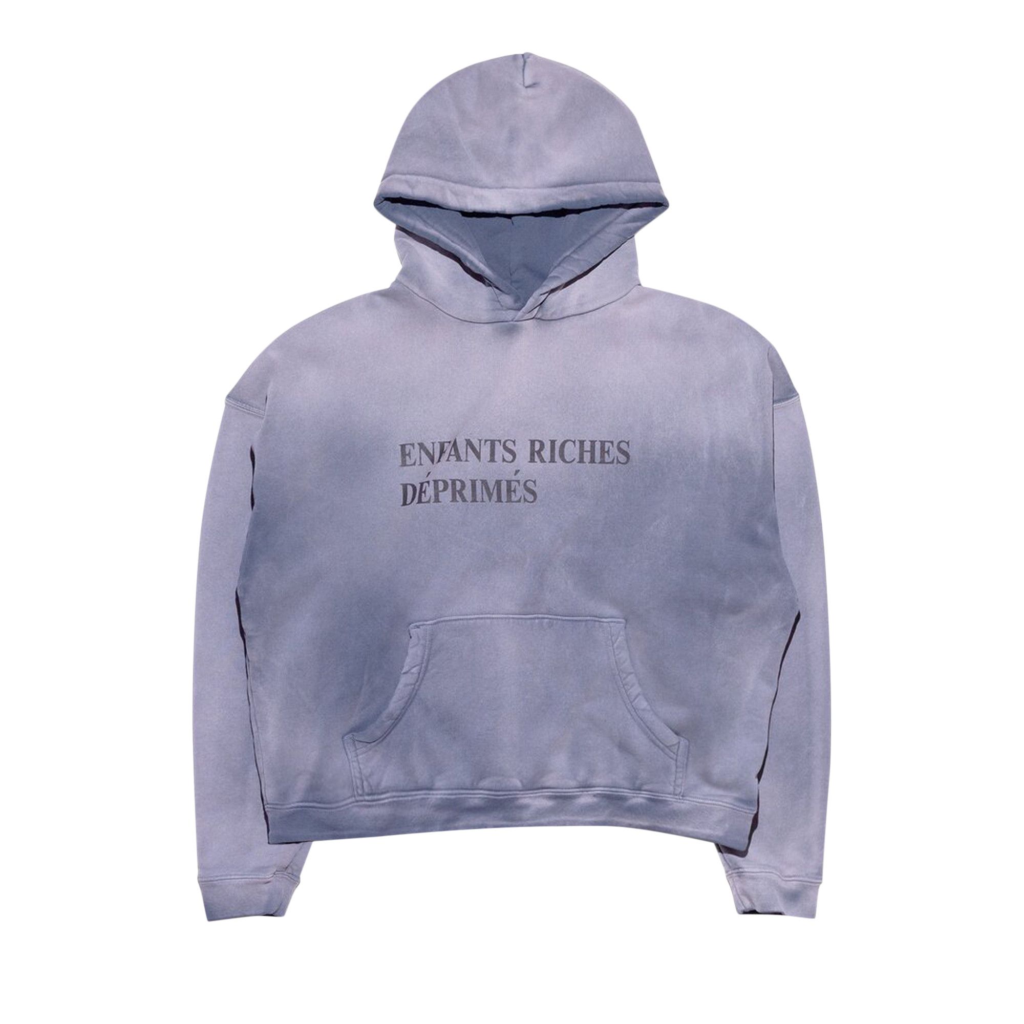 Achetez des Enfants Riches Deprimes Sun Faded Classic Logo Hoodie Purple Black 020 395 PURP GOAT FR