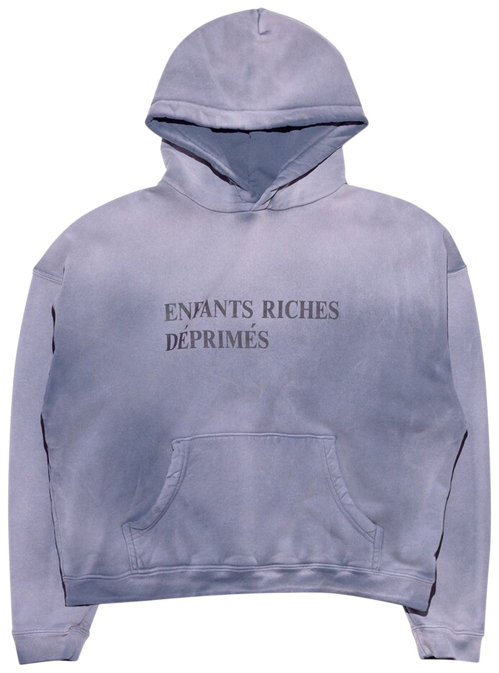 Sweat à Capuche Aqua 'Riches Deprimes' Sun Faded - Taille XXL (2XL) Homme - État Parfait Comme Neuf