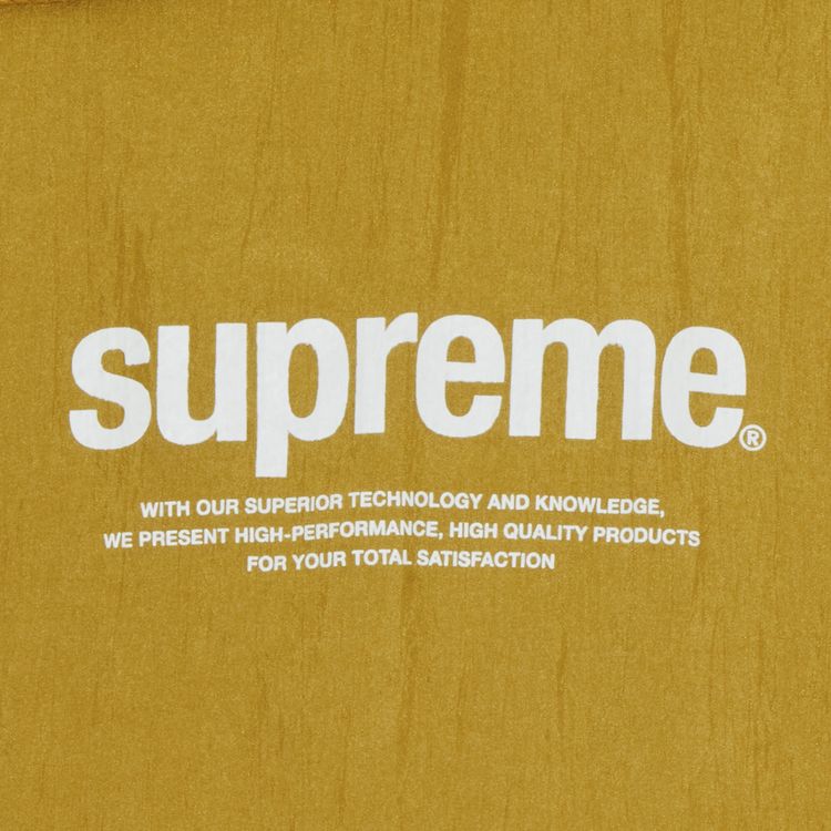 Supreme Nylon Packable Poncho Gold