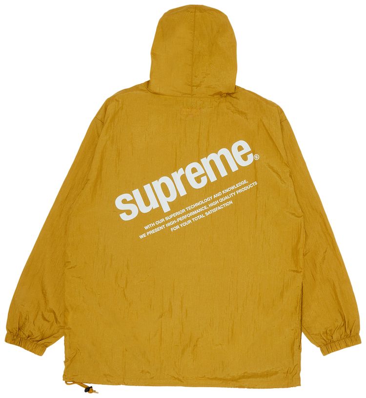 Supreme Nylon Packable Poncho Gold