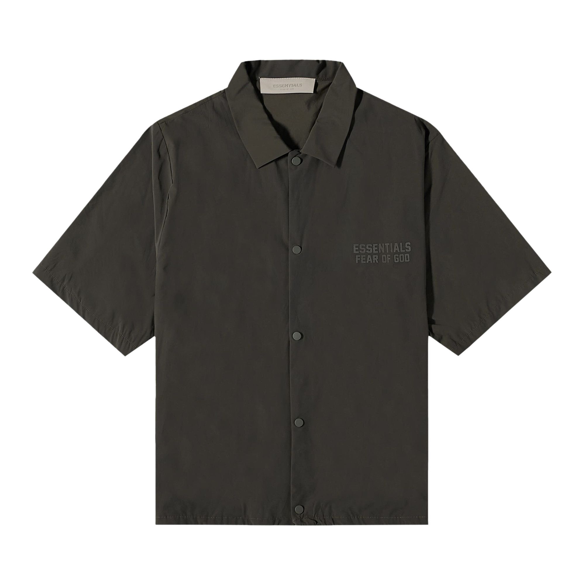 【FEAR OF GOD】Essentials Short Sleeve T-Shirt Off Black Fear of God Essentials T-shirt Off Black Men's - FW22 - US