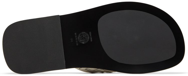 Versace Greca Sandal White