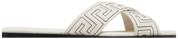 Versace Greca Sandal White