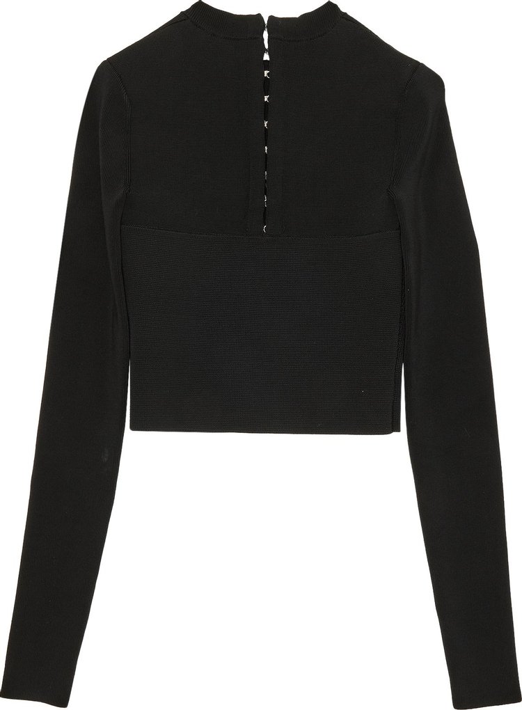 Dion Lee Cropped Blazer Black From the Closet of Lexie Liu