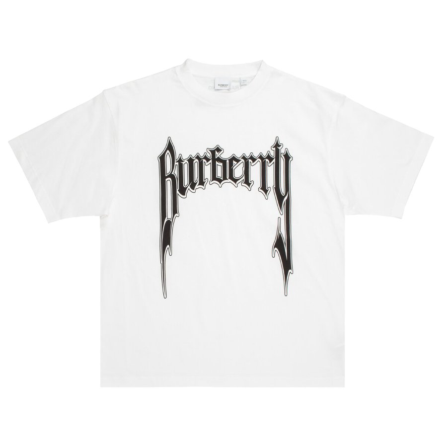 Buy Burberry Graphic Logo-Short-Sleeve T-Shirt 'White' - 8070135 | GOAT