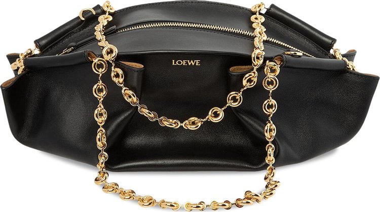 Loewe Paseo Chain Small Bag 'Black'