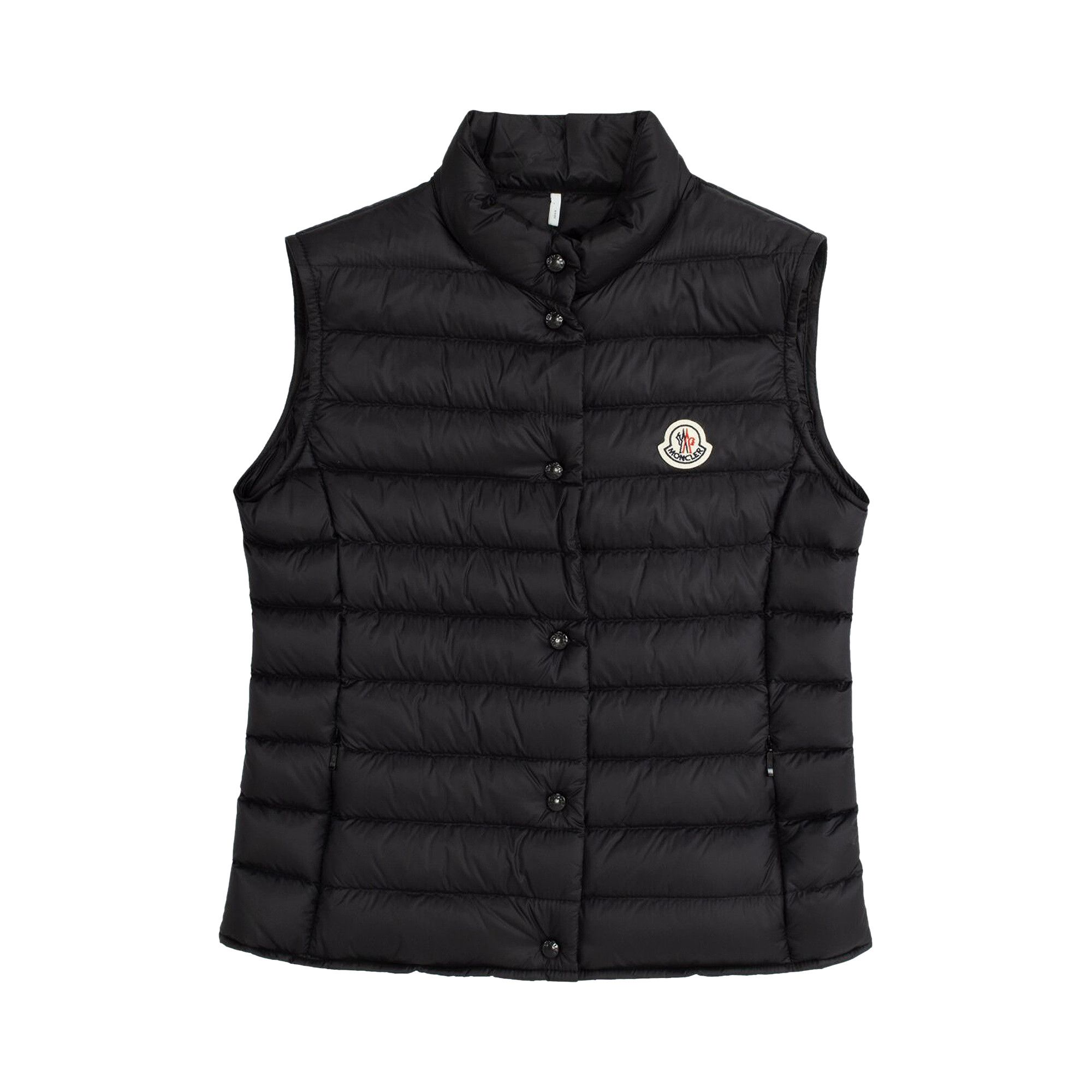 MONCLER｜VESTS (1A10200 53048 999) Moncler Women's LIANE Lightweight Padded Vest (Black