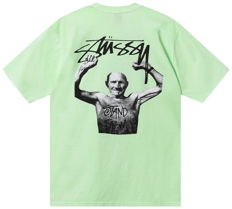 Stussy x Martine Rose Stand Firm Pigment Dyed Tee Patina