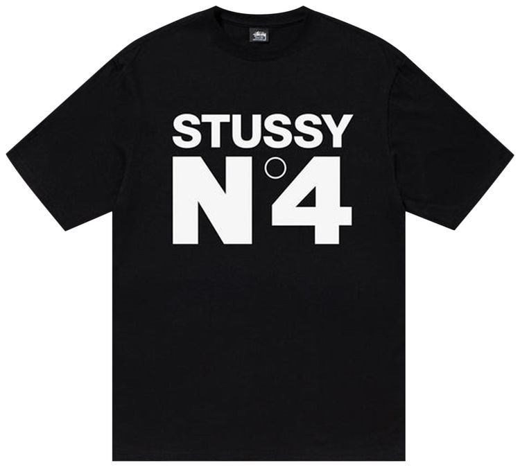 Stussy No4 Tee Black
