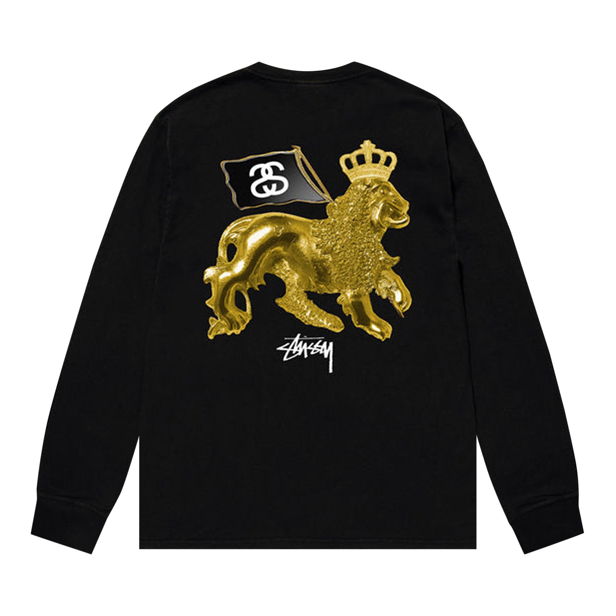 ★人気★【STUSSY】★GOLD LION LS TE.E★Tシャツ★WHITE★ Stussy Gold Lion T-Shirt in White | FallenFront | Afterpay