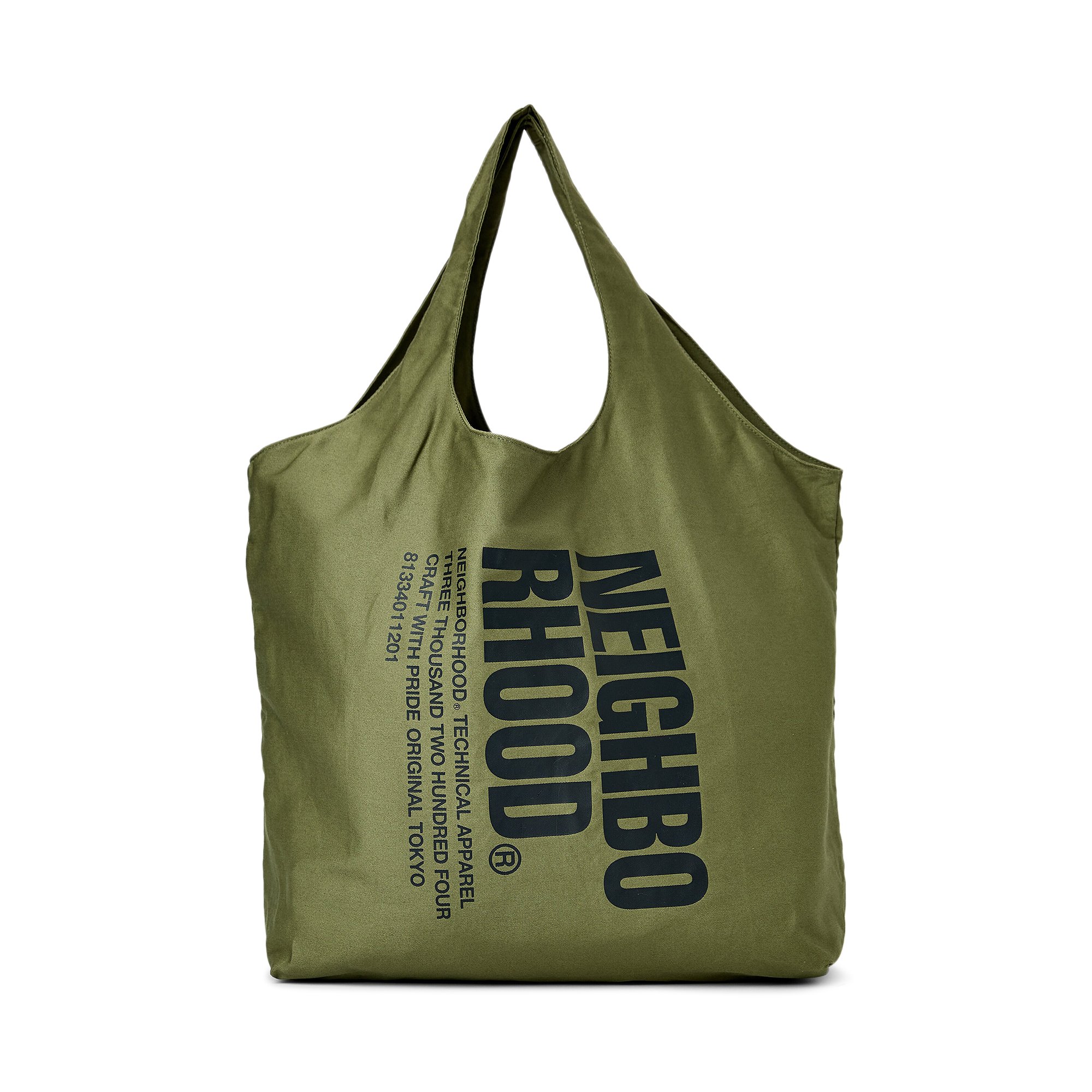 Buy Neighborhood ID Tote Bag 'Olive Drab' - 231MYNH CG02 OLIV