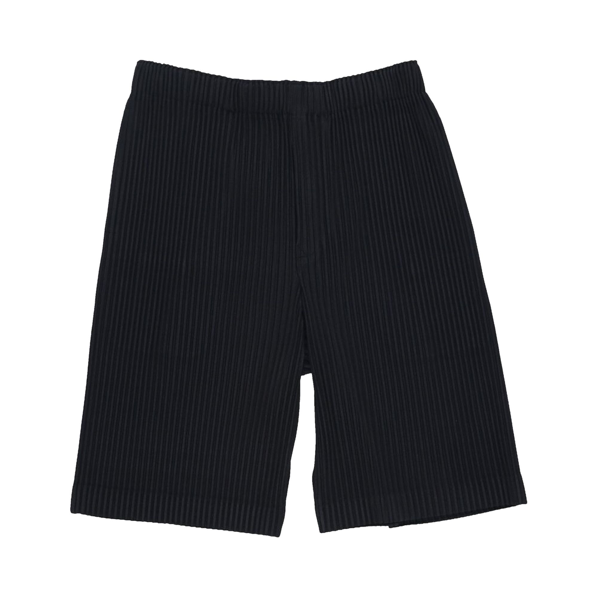 Buy Homme Plissé Issey Miyake Pleats Shorts 'Black' - HP36JF129 15