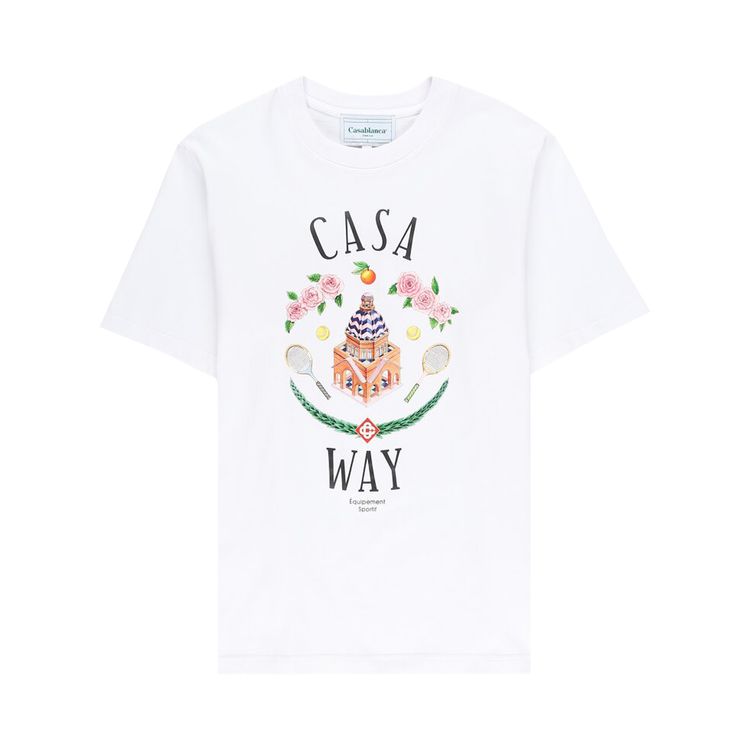 Casablanca Casa Way Printed T Shirt White