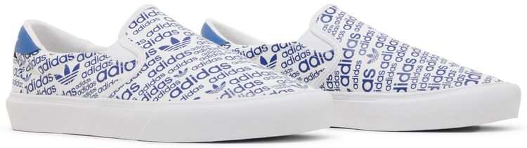 Adidas Court Rallye Slip Allover Logo Collegiate Royal
